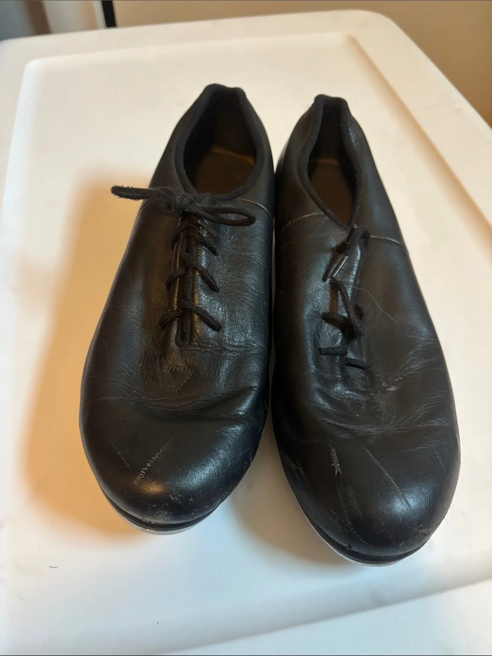 Bloch Shockwave Lace Up Leather Tap Shoes 7.5 Women’s
